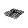 M-S Plaid 130x180 Cm En Fausse Fourrure Gris Foncé -Plaid et couverture Soldes 40101147 1