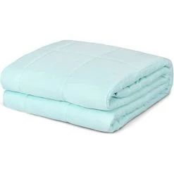 GOPLUS Couvertures Pondérées Pour Sommeil, Couverture Lestée Pour Adultes Et Enfants, En Polyester Avec Perles De Verre, Contre L'Insomnie Lourde Ou Stress, Couleur Vert ((152 X 203 Cm, 9) -Plaid et couverture Soldes 40243516 3