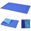 HAPPYSHOPPING Couverture De Pique-nique Bleu Et Bleu Clair 150 X 200 Cm -Plaid et couverture Soldes 40494738 1