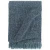HAPPYSHOPPING Couverture En Coton 125 X 150 Cm Bleu Indigo -Plaid et couverture Soldes 40495914 1