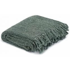 HAPPYSHOPPING Couverture En Coton 125 X 150 Cm Vert Fonce 10 HAPPYSHOPPING Couverture En Coton 125 X 150 Cm Vert Fonce -Plaid et couverture Soldes 40495920 4