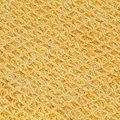 HAPPYSHOPPING Couverture En Coton 160 X 210 Cm Jaune Moutarde 4 HAPPYSHOPPING Couverture En Coton 160 X 210 Cm Jaune Moutarde – Image 2