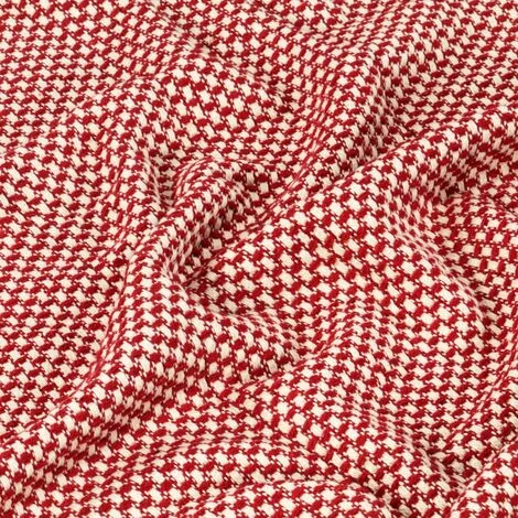 HAPPYSHOPPING Couverture En Coton 125 X 150 Cm Rouge 4 HAPPYSHOPPING Couverture En Coton 125 X 150 Cm Rouge – Image 2