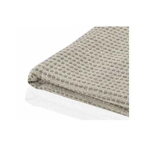 WADIGA Plaid 100% Coton à Carreaux Marron Et Ivoire à Franges - Marron 4 WADIGA Plaid 100% Coton à Carreaux Marron Et Ivoire à Franges - Marron – Image 2