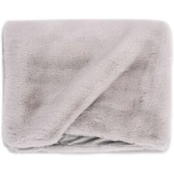 HAPPYSHOPPING Couverture 100x150 Cm Fausse Fourrure De Lapin Gris 10 HAPPYSHOPPING Couverture 100x150 Cm Fausse Fourrure De Lapin Gris -Plaid et couverture Soldes 40564630 4
