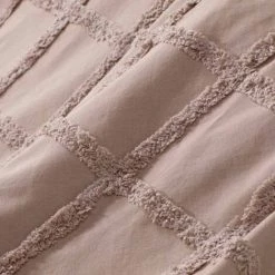 Paris Prix - Plaid Uni En Coton "calyssa" 125x150cm Rose -Plaid et couverture Soldes 40771441 3