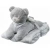 NO NAME Peluche-plaid Ourson - Gris 1 NO NAME Peluche-plaid Ourson - Gris -Plaid et couverture Soldes 41019716 1