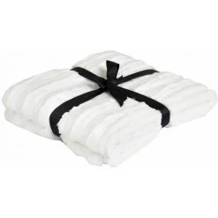 CDA Plaid Fausse Fourrure Blanc 130 X 180 Cm - Blanc 5 CDA Plaid Fausse Fourrure Blanc 130 X 180 Cm - Blanc -Plaid et couverture Soldes 41020185 2