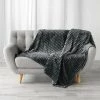 Paris Prix - Plaid Flanelle Uni "kalie" 125x150cm Anthracite 2 Paris Prix - Plaid Flanelle Uni "kalie" 125x150cm Anthracite -Plaid et couverture Soldes 41309046 1