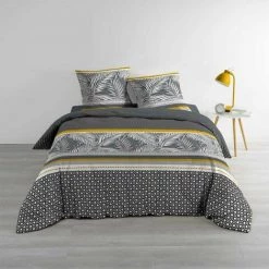 Paris Prix - Couvre-lit Matelassé "hazel" 220x240cm Gris