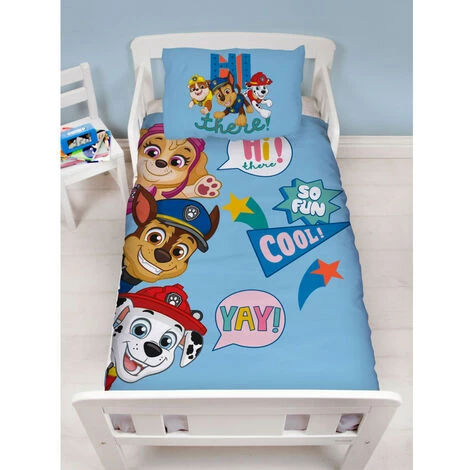 ARGOFIELD Parure De Lit Junior Pat' Patrouille 120X150 CM - Multicolor 4 ARGOFIELD Parure De Lit Junior Pat' Patrouille 120X150 CM - Multicolor – Image 2