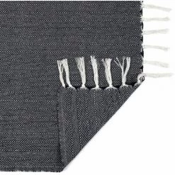 Paris Prix - Plaid Jacquard "nema" 125x150cm Bleu Marine -Plaid et couverture Soldes 41427716 3