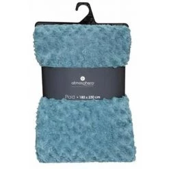 ATMOSPHERA, CRATEUR D'INTRIEUR Plaid Imitation Fourrure "Bouclée" 180x230cm Orage 7 ATMOSPHERA, CRATEUR D'INTRIEUR Plaid Imitation Fourrure "Bouclée" 180x230cm Orage -Plaid et couverture Soldes 41429798 3