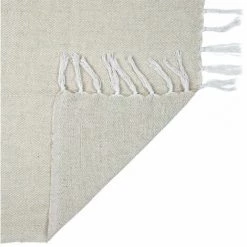 Paris Prix - Plaid Jacquard "nema" 125x150cm Beige -Plaid et couverture Soldes 41429925 3