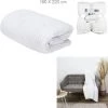 PLAID ET JETE DE LIT PLAID FLANELLE COTELE SHERPA ECRU 180X220CM 1 PLAID ET JETE DE LIT PLAID FLANELLE COTELE SHERPA ECRU 180X220CM -Plaid et couverture Soldes 41579832 1