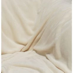 MEUBLETMOI Plaid écru 130x170 Cm Ultra Doux - CHAMONIX - Beige 7 MEUBLETMOI Plaid écru 130x170 Cm Ultra Doux - CHAMONIX - Beige -Plaid et couverture Soldes 41625625 3