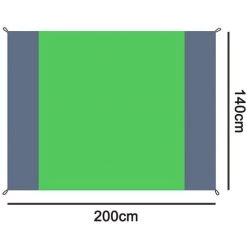 DEVENIRRICHE Couverture De Plage Anti-sable, Extra Large Couvertures De Pique-nique En Plein Air Sans Sable, Imperméable Et Léger, Tapis Anti-sable Pour 4-7 Adultes, Voyage, Fête, Sport, Camping, Randonnée, 200 * 140 Cm, Orange + Gris -Plaid et couverture Soldes 41657919 5