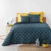 DOUCEUR D'INTRIEUR Couvre-lit Microfibre Matelassé Come 240x220 Cm - Bleu Marine -Plaid et couverture Soldes 42274514 1