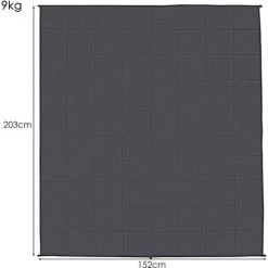 Goplus Couverture Pondérée Avec Housse Amovible, Surface Douce En Tissu De Coton, Remplissage De Coton Et Perles De Verre, Aide Au Sommeil Naturelle, Bleu Foncé (203 X 152 Cm, 9) 11 Goplus Couverture Pondérée Avec Housse Amovible, Surface Douce En Tissu De Coton, Remplissage De Coton Et Perles De Verre, Aide Au Sommeil Naturelle, Bleu Foncé (203 X 152 Cm, 9) -Plaid et couverture Soldes 42541970 5