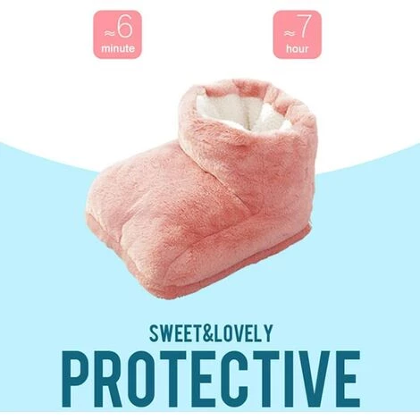 DEVENIRRICHE Chauffe-pieds électriques, Chauffe-pieds électriques Pour Femmes, Chaussures Chauffantes Rechargeables USB, Gris 6 DEVENIRRICHE Chauffe-pieds électriques, Chauffe-pieds électriques Pour Femmes, Chaussures Chauffantes Rechargeables USB, Gris – Image 4