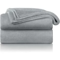 DEVENIRRICHE Couverture Moelleuse Et Confortable - Couverture De Haute Qualité, Couverture En Polaire Super Douce Comme Jeté De Canapé, Couvre-lit Ou Couverture De Salon, Gris, 200 X 230 Cm