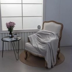 DEVENIRRICHE Couverture Moelleuse Et Confortable - Couverture De Haute Qualité, Couverture En Polaire Super Douce Comme Jeté De Canapé, Couvre-lit Ou Couverture De Salon, Gris, 200 X 230 Cm -Plaid et couverture Soldes 42729783 5