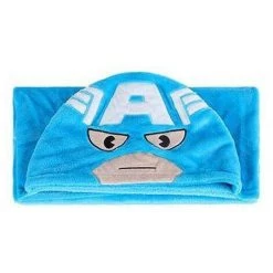 Plaid à Capuche Miniso Marvel Captain America - Multicolore