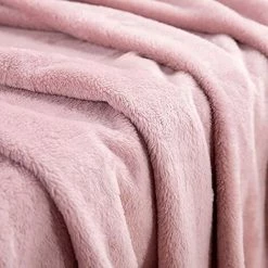 BARES Couverture En Flanelle Avec Couverture Douce à Franges à Pompons Pour Lit, Canapé, Toutes Saisons (51,2 X 59 Pouces, -Plaid et couverture Soldes 42946140 3