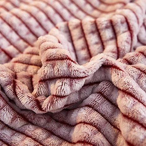 BARES Couverture Extra-Douce,Microfibre De Flanelle Super Doux Chaud – Léger – Ne Peluche Pas,Plaid Couverture Polaire Pour Canapé, Lit, Déplacements, Voyages, Adultes (Rose Et Blanc, 120x200cm) 7 BARES Couverture Extra-Douce,Microfibre De Flanelle Super Doux Chaud – Léger – Ne Peluche Pas,Plaid Couverture Polaire Pour Canapé, Lit, Déplacements, Voyages, Adultes (Rose Et Blanc, 120x200cm) – Image 5