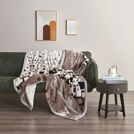 BARES Couverture Polaire 150x200cm Plaid Canape Dangle Couverture Vivante En Microfibre Moelleux, Chaud Et Doux Idéal Pour Les Adultes Et Les Enfants 4 BARES Couverture Polaire 150x200cm Plaid Canape Dangle Couverture Vivante En Microfibre Moelleux, Chaud Et Doux Idéal Pour Les Adultes Et Les Enfants – Image 2