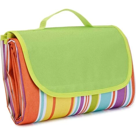 BARES Tapis De Plage Couverture De Pique-Nique, 145X 180 CM Grand Imperméable Couverture Picnic Avec Poignée,Couverture De Plage Pour Camping, Randonnée Et Jardin 3 BARES Tapis De Plage Couverture De Pique-Nique, 145X 180 CM Grand Imperméable Couverture Picnic Avec Poignée,Couverture De Plage Pour Camping, Randonnée Et Jardin