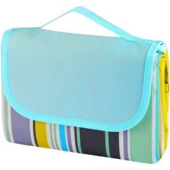 BARES Couverture De Pique-Nique Imperméable, Pliable Camping Picnic 200x146 CM Pour Le Jardin Le Camping Et La Plage Etc Tapis De Sol Isolant Extér