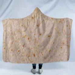 BRIDAY Couverture Mexicaine Originale De Burritos Jetant La Couverture De Molleton Super Douce De Texture De Texture De Tortilla Nouvelle 2019 à Capuchon, Couverture De Nouveauté Confort Simulation Food