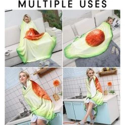 BRIDAY Couverture En Peluche Avocat Flanelle Douce Dessin Animé Fruits Canapé Couvertures 59 X 71 Pouces Pour Enfants Adultes, Légère Confortable Et Chaude Grande Couverture De Serviette Pour Lit Canapé Canapé Plage Voyage Camping 9 BRIDAY Couverture En Peluche Avocat Flanelle Douce Dessin Animé Fruits Canapé Couvertures 59 X 71 Pouces Pour Enfants Adultes, Légère Confortable Et Chaude Grande Couverture De Serviette Pour Lit Canapé Canapé Plage Voyage Camping -Plaid et couverture Soldes 43150521 3