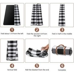 BRIDAY Picknickdecke Groß Decke 200 * 200CM Wasserdicht Ultraleicht Campingdecke, Stranddecke Mit Tragegriff Gürtel Für Picknick Camping Park Festivals 9 BRIDAY Picknickdecke Groß Decke 200 * 200CM Wasserdicht Ultraleicht Campingdecke, Stranddecke Mit Tragegriff Gürtel Für Picknick Camping Park Festivals -Plaid et couverture Soldes 43154282 3