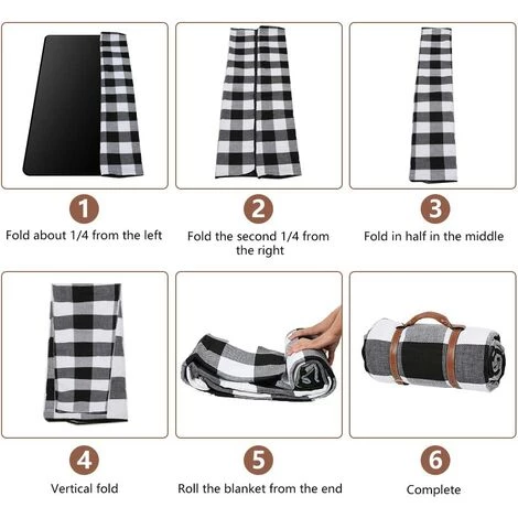 BRIDAY Picknickdecke Groß Decke 200 * 200CM Wasserdicht Ultraleicht Campingdecke, Stranddecke Mit Tragegriff Gürtel Für Picknick Camping Park Festivals 5 BRIDAY Picknickdecke Groß Decke 200 * 200CM Wasserdicht Ultraleicht Campingdecke, Stranddecke Mit Tragegriff Gürtel Für Picknick Camping Park Festivals – Image 3