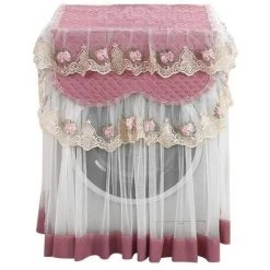 BRIDAY Couverture De Machine à Laver à Tambour Couverture Anti-poussière Pour Couverture De Machine à Laver Dentelle Turbo Tambour Nouvelle Couverture De Protection Solaire De Machine à Laver