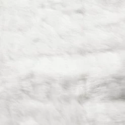 BELIANI Couverture En Acrylique Blanc 220x180cm - Blanc -Plaid et couverture Soldes 43541892 4