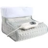 TODECO Chauffe-pieds, Chauffage électrique Des Pieds Avec 3 Niveaux De Température, Doublure Lavable, 100W, 30 X 30 X 24 Cm, Gris - Gris -Plaid et couverture Soldes 43612091 1
