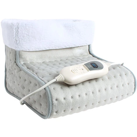TODECO Chauffe-pieds, Chauffage électrique Des Pieds Avec 3 Niveaux De Température, Doublure Lavable, 100W, 30 X 30 X 24 Cm, Gris - Gris 3 TODECO Chauffe-pieds, Chauffage électrique Des Pieds Avec 3 Niveaux De Température, Doublure Lavable, 100W, 30 X 30 X 24 Cm, Gris - Gris