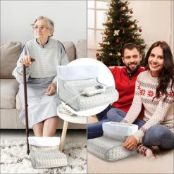 TODECO Chauffe-pieds, Chauffage électrique Des Pieds Avec 3 Niveaux De Température, Doublure Lavable, 100W, 30 X 30 X 24 Cm, Gris - Gris 9 TODECO Chauffe-pieds, Chauffage électrique Des Pieds Avec 3 Niveaux De Température, Doublure Lavable, 100W, 30 X 30 X 24 Cm, Gris - Gris -Plaid et couverture Soldes 43612091 3