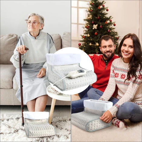 TODECO Chauffe-pieds, Chauffage électrique Des Pieds Avec 3 Niveaux De Température, Doublure Lavable, 100W, 30 X 30 X 24 Cm, Gris - Gris 5 TODECO Chauffe-pieds, Chauffage électrique Des Pieds Avec 3 Niveaux De Température, Doublure Lavable, 100W, 30 X 30 X 24 Cm, Gris - Gris – Image 3