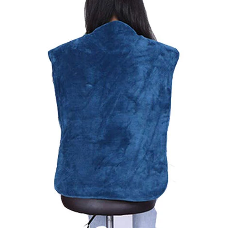 THSINDE Couverture De Châle Chauffée, Portative Pétrissage Chauffage De Massage Des épaules Massage Cervical Physiothérapie,blue 4 THSINDE Couverture De Châle Chauffée, Portative Pétrissage Chauffage De Massage Des épaules Massage Cervical Physiothérapie,blue – Image 2