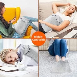 HAPPYSHOPPING Chauffe-pieds Chauffants Electriques Coussin Chauffant Electrique Lavable 6 Reglages De Chauffage Couverture Electrique Confortable Pour Pieds, Mains, Bureau A Domicile, Modele : Gris EU Plug - Modele: Prise EU Grise 9 HAPPYSHOPPING Chauffe-pieds Chauffants Electriques Coussin Chauffant Electrique Lavable 6 Reglages De Chauffage Couverture Electrique Confortable Pour Pieds, Mains, Bureau A Domicile, Modele : Gris EU Plug - Modele: Prise EU Grise -Plaid et couverture Soldes 43998479 3