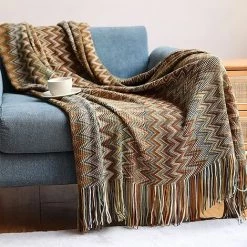 ILOVEMILAN Couvertures Tricotées Couverture à Franges Jeté De Lit à Chevrons Super Doux Couverture Jeté De Lit Adaptées à Votre Maison Chambre à Coucher, Canapé 130 * 200cm (jaune) 10 ILOVEMILAN Couvertures Tricotées Couverture à Franges Jeté De Lit à Chevrons Super Doux Couverture Jeté De Lit Adaptées à Votre Maison Chambre à Coucher, Canapé 130 * 200cm (jaune) -Plaid et couverture Soldes 44485862 4