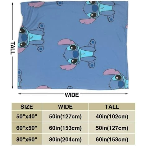 ILOVEMILAN Couverture Couverture Surdimensionnée Et Super Douce Pour Adulte Avec Flanelle Douce Anti-boulochage Pour Adultes Et Enfants Impression 3D 50 "x 40" 6 ILOVEMILAN Couverture Couverture Surdimensionnée Et Super Douce Pour Adulte Avec Flanelle Douce Anti-boulochage Pour Adultes Et Enfants Impression 3D 50 "x 40" – Image 4