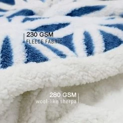 ILOVEMILAN Couverture Polaire King Size Couverture Polyvalente Jeté De Canapé Pour Lit Fluffy Soft Extra Large Throw (Marine, 130 * 160) -Plaid et couverture Soldes 44485931 3