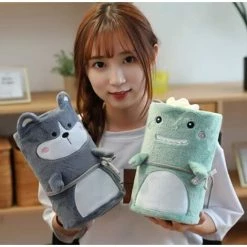 ILOVEMILAN Couverture Mignonne De Dessin Animé Kawaii, Décoration De Chambre De Fille De Literie (Husky, 80 * 100CM) -Plaid et couverture Soldes 44485933 4