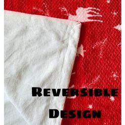 ILOVEMILAN Couverture Polaire Grand Jet Polaire En Microfibre Doux Et Moelleux Réversible Pour Chaise De Lit Ou Canapé 180*200 (rouge Renne) -Plaid et couverture Soldes 44485947 3