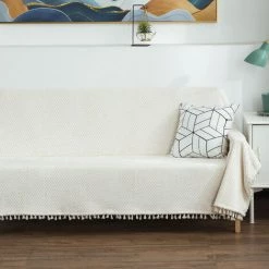 GUAZHUNIFR Couvre Lit Couverture Et Couvre-lit - 180*200CM - Guazhuni Blanc -Plaid et couverture Soldes 44825451 5